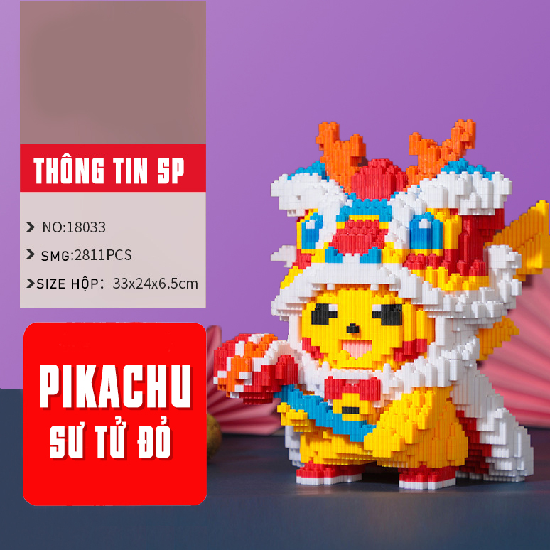 Mô Hình Kim Loại 3D Lắp Ráp Piececool Red Dancing Lion P142GKR   ArtPuzzlevn