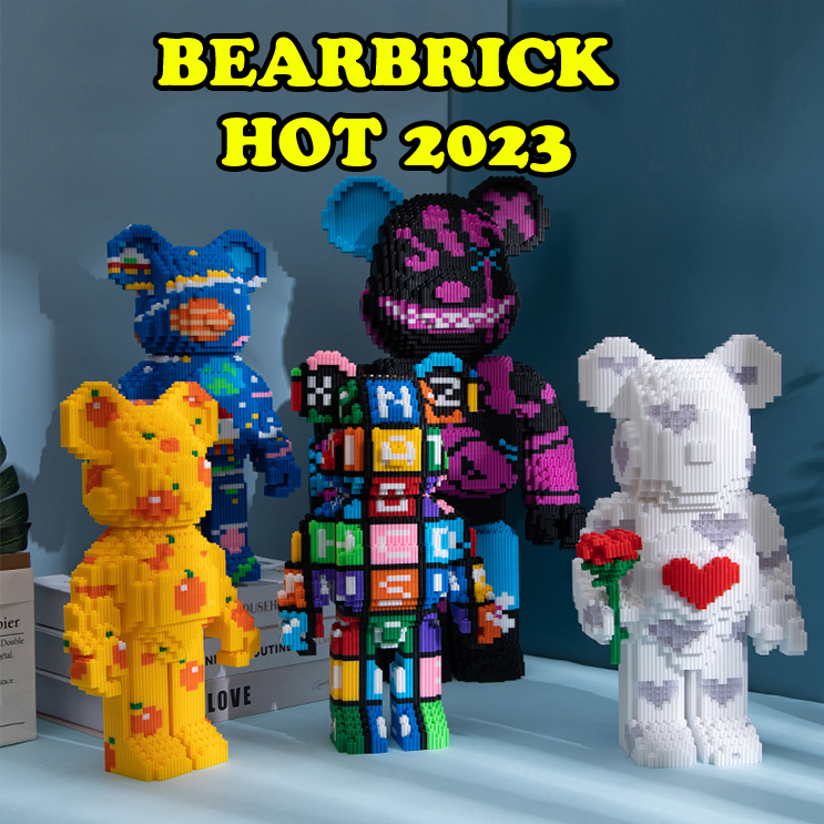 Tổng hợp những mẫu mô hình lắp ráp Lego Bearbrick hot nhất 2023