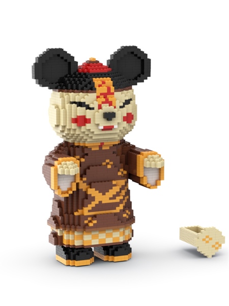 lego bearbrick cương thi cỡ lớn 45m  55cm  46cm đạo sĩ diệt cương thi  xếp hình Đồ chơi lắp ráp mô hình nano  Lazadavn